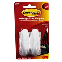 Command W17081 ragasztócsíkkal ovális 2db akasztó