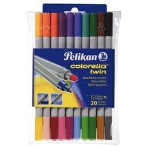 Pelikan Colorella Twin dupla 10db-os kétvégű rostirón készlet