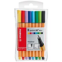 Stabilo Point 88 Mini Wallet 8db-os vegyes színű tűfilc készlet