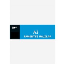 A3 120g famentes 10db/csomag rajzlap