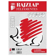 ICO Süni A4 félfamentes 20db rajzlap