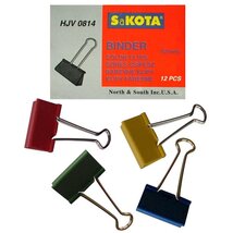 Sakota 51mm 12db/csomag színes iratcsipesz