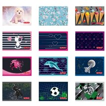 Herlitz 4 betétes puha diákigazolvány tartó