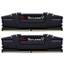 G.Skill 16GB/3200MHz DDR-4 Ripjaws V fekete (Kit! 2db 8GB) (F4-3200C16D-16GVKB) memória G.Skill 16GB/3200MHz DDR-4 Ripjaws V fekete (Kit! 2db 8GB) (F4-3200C16D-16GVKB) memória