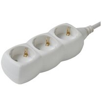 Somogyi NV 03/WH 3-as elosztó, 1,5m, fehér Somogyi NV 03/WH 3-as elosztó, 1,5m, fehér