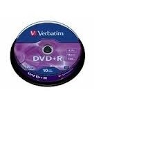 VERBATIM DVDV+16B10 DVD+R cake box DVD lemez 10db/csomag VERBATIM DVDV+16B10 DVD+R cake box DVD lemez 10db/csomag