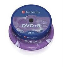VERBATIM DVDV+16B25 DVD+R cake box DVD lemez 25db/csomag VERBATIM DVDV+16B25 DVD+R cake box DVD lemez 25db/csomag