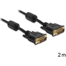 Delock 83190 2 méter DVI 24+1 pin apa/apa kábel Delock 83190 2 méter DVI 24+1 pin apa/apa kábel