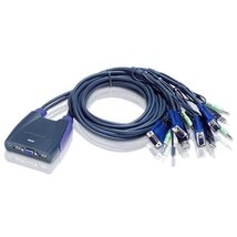 ATEN CS64US 4port USB VGA Audio KVM switch ATEN CS64US 4port USB VGA Audio KVM switch