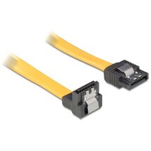 Delock 82479 SATA sárga lefele / egyenes csatl. (fémlappal) 50 cm összekötő kábel Delock 82479 SATA sárga lefele / egyenes csatl. (fémlappal) 50 cm összekötő kábel
