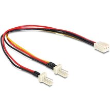Delock 89343 Molex 3 pin anya > 2 x Molex 3 pin apa (ventillátor) 22 cm kábel