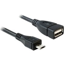Delock 50 cm USB micro-B apa - USB 2.0-A anya OTG kábel
