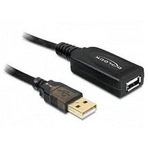 Delock 82308 aktív USB 2.0 hosszabbító, 5 m. Delock 82308 aktív USB 2.0 hosszabbító, 5 m.