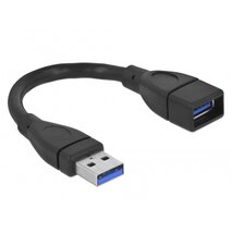 Delock 82776 USB 3.0 A-A 15cm apa/anya hosszabbító kábel Delock 82776 USB 3.0 A-A 15cm apa/anya hosszabbító kábel
