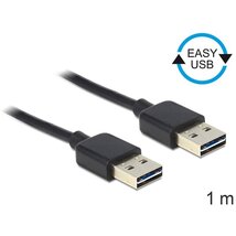 Delock 83460 EASY-USB 2.0-A apa > apa 1 m kábel Delock 83460 EASY-USB 2.0-A apa > apa 1 m kábel