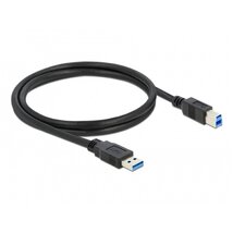 Delock 85069 USB 3.0-A > USB-B apa/apa 3m fekete kábel Delock 85069 USB 3.0-A > USB-B apa/apa 3m fekete kábel