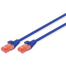 DIGITUS CAT6 U/UTP LSZH 1m kék patch kábel DIGITUS CAT6 U/UTP LSZH 1m kék patch kábel