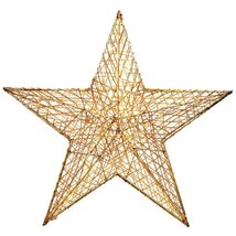 Iris Csillag alakú 52cm/arany színű festett fém dekoráció Iris Csillag alakú 52cm/arany színű festett fém dekoráció