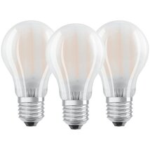 Osram Base matt üveg búra/7W/806lm/2700K/E27 LED körte izzó 3 db Osram Base matt üveg búra/7W/806lm/2700K/E27 LED körte izzó 3 db