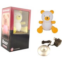 Műanyag mackó LED-es éjjeli fény