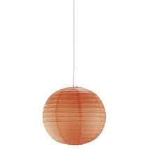 TRIO 3490400-18 Paper narancs függő mennyezeti lámpa bura