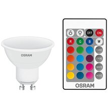Osram Star+ RGBW/műanyag ház 4,5W/250lm/2700K/GU10 távirányítható LED PAR16 spot izzó