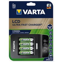 Varta 57685101441 LCD Ultra Fast Charger/4db AA 2100mAh akku/akku töltő