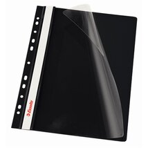 Esselte A4 lefűzhető 10db/cs fekete gyorslefűző