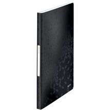 Leitz Wow 40 tasakos fekete iratvédő mappa