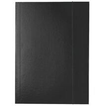 Esselte Economy A4 fekete gumis karton mappa