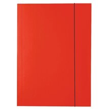 Esselte Economy A4 piros gumis karton mappa