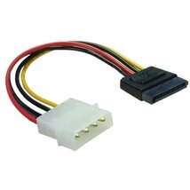 Delock 4 tűs apa (Molex) to SATA HDD (egyenes) hálózati kábel