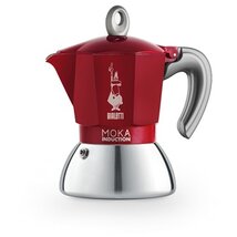 Bialetti Moka 6942 Induction 2 személyes indukciós piros kotyogós kávéfőző Bialetti Moka 6942 Induction 2 személyes indukciós piros kotyogós kávéfőző