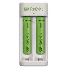 GP Eco E211 Akkutöltő + 2×AAA GP ReCyko 800