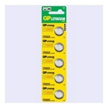 GP CR2025 lítium gombelem 5db/bliszter