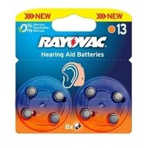 RAYOVAC 13AU-6MFAS BLI8 hallókészülék elem