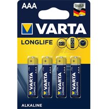 Varta 4103101414 Longlife AAA alkáli mikro ceruza elem 4db/bliszter