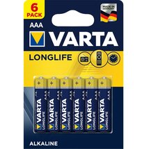 Varta 4103101416 Longlife AAA (LR03) alkáli mikro ceruza elem 6db/bliszter