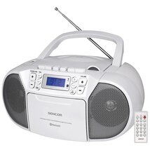 Sencor SPT 3907 W kazettás fehér CD-s rádió Sencor SPT 3907 W kazettás fehér CD-s rádió