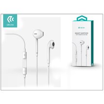 Devia ST987077 Smart mikrofonos fehér fülhallgató Devia ST987077 Smart mikrofonos fehér fülhallgató