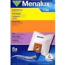 Menalux 1750 5 db szintetikus porzsák + 1 mikroszűrő