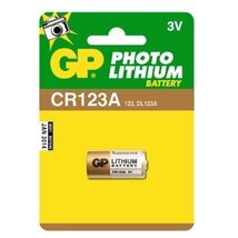 GP CR123 lithium fotó elem 1db/bliszter