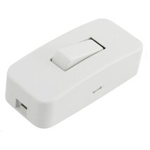 Home NV 1K/WH zsinórközi 1 pólusú fehér kapcsoló