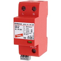 DEHN DSH TN 255 FM shield egyfázisú TN rendszerhez akalmazásoptimalizált 1. +2. típusú kombinált villámáram-levezető DEHN DSH TN 255 FM shield egyfázisú TN rendszerhez akalmazásoptimalizált 1. +2. típusú kombinált villámáram-levezető