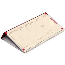 Kalendart 2022-es C050 jegyzettömbös fekvő bordó sárga papíros asztali naptár Kalendart 2022-es C050 jegyzettömbös fekvő bordó sárga papíros asztali naptár