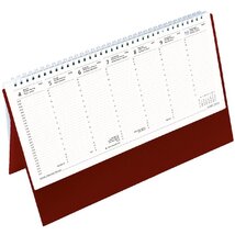 Kalendart 2022-es T051 álló bordó asztali naptár Kalendart 2022-es T051 álló bordó asztali naptár