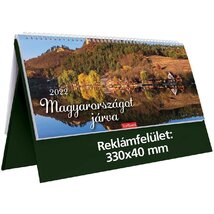Kalendart 2022-es T056 Magyarországot járva álló zöld asztali naptár Kalendart 2022-es T056 Magyarországot járva álló zöld asztali naptár
