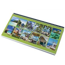 Realsystem 2022-es Sziget 7971 képes zöld asztali naptár Realsystem 2022-es Sziget 7971 képes zöld asztali naptár