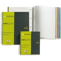 Miquelrius Recycled A4 4x30lapos kockás spirálfüzet Miquelrius Recycled A4 4x30lapos kockás spirálfüzet