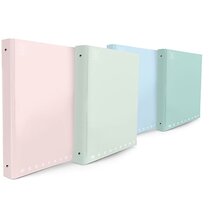 Pigna Monocromo Pastel A4 4 gyűrűs 40mm gerincszélességű gyűrűs könyv Pigna Monocromo Pastel A4 4 gyűrűs 40mm gerincszélességű gyűrűs könyv